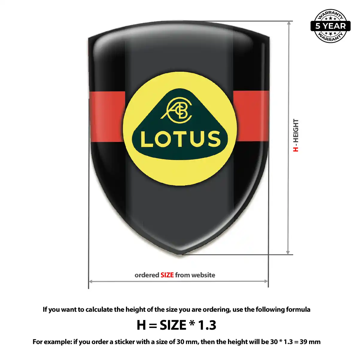Lotus Domed Emblem Superior Craft