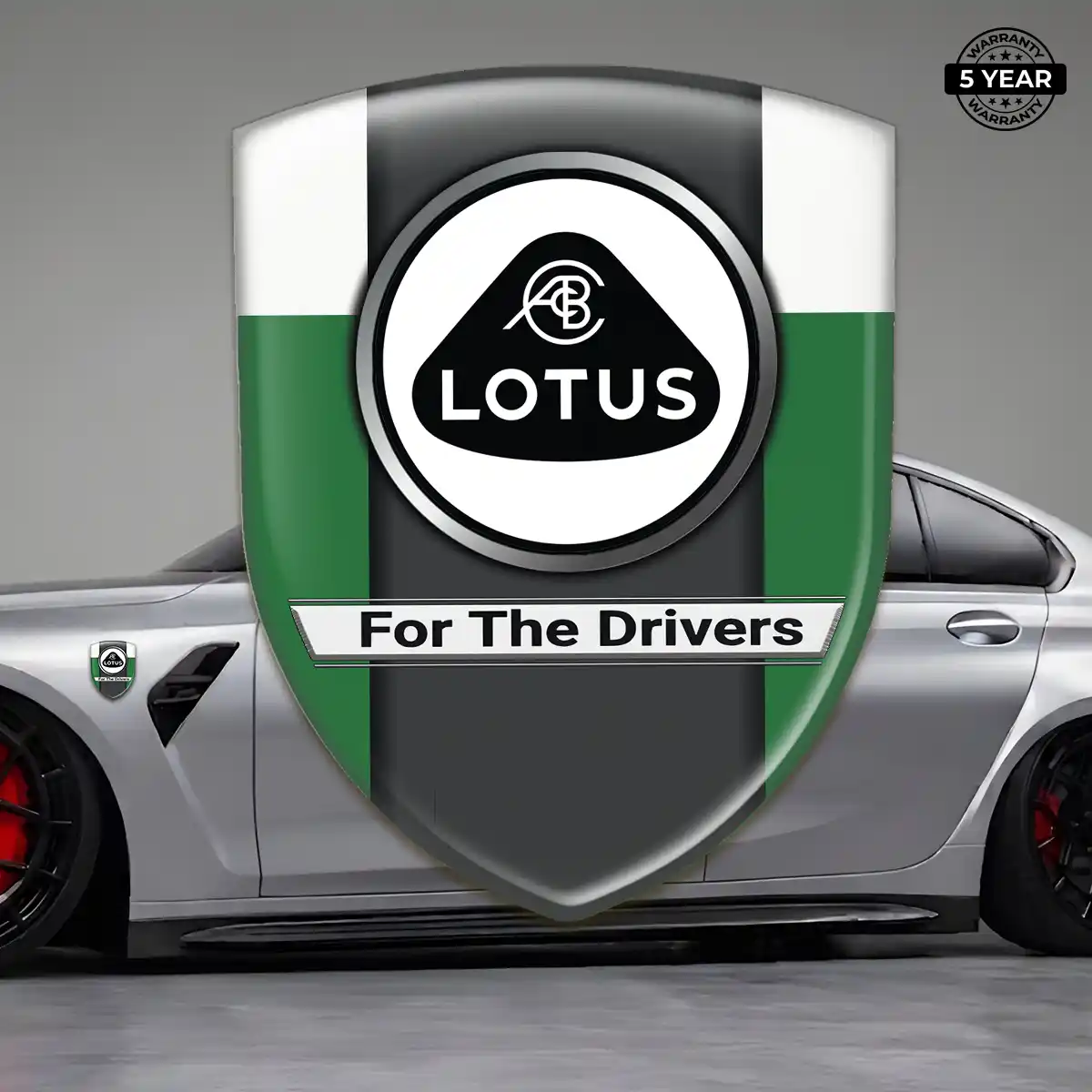 Lotus Domed Logo Decal Exterior Luxe