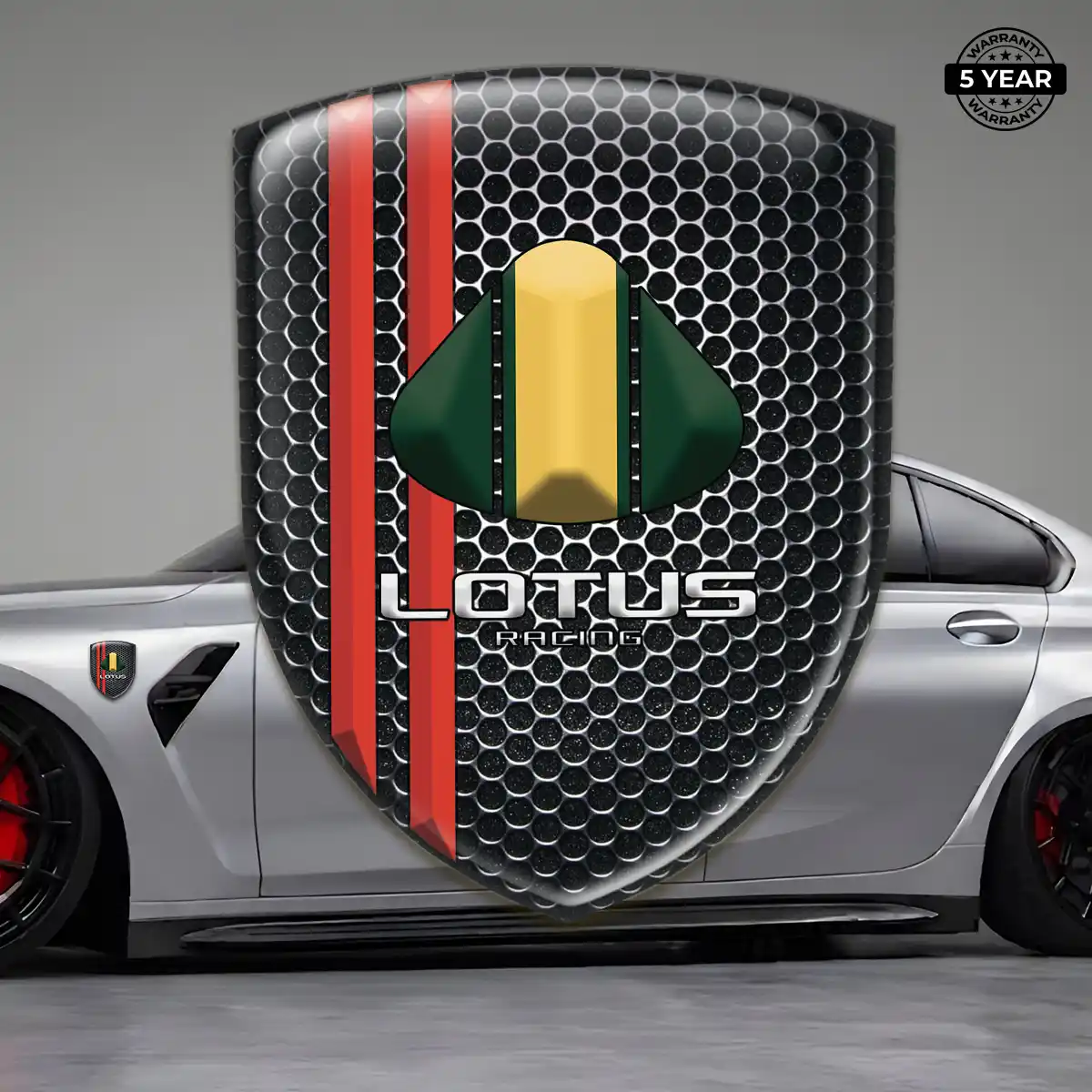 Lotus Domed Logo Decal Prestige Line