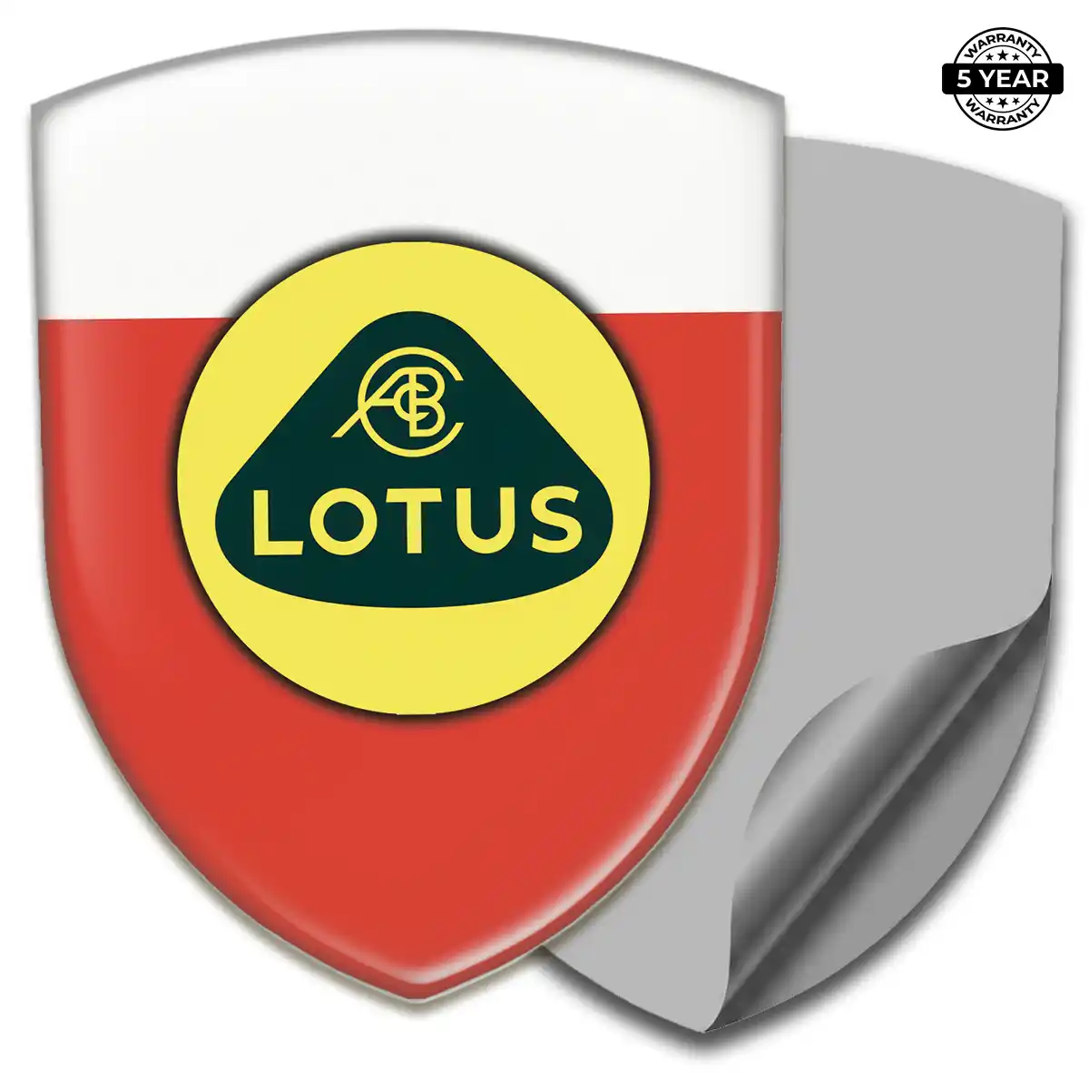 Lotus Domed Logo Decal Refined Design