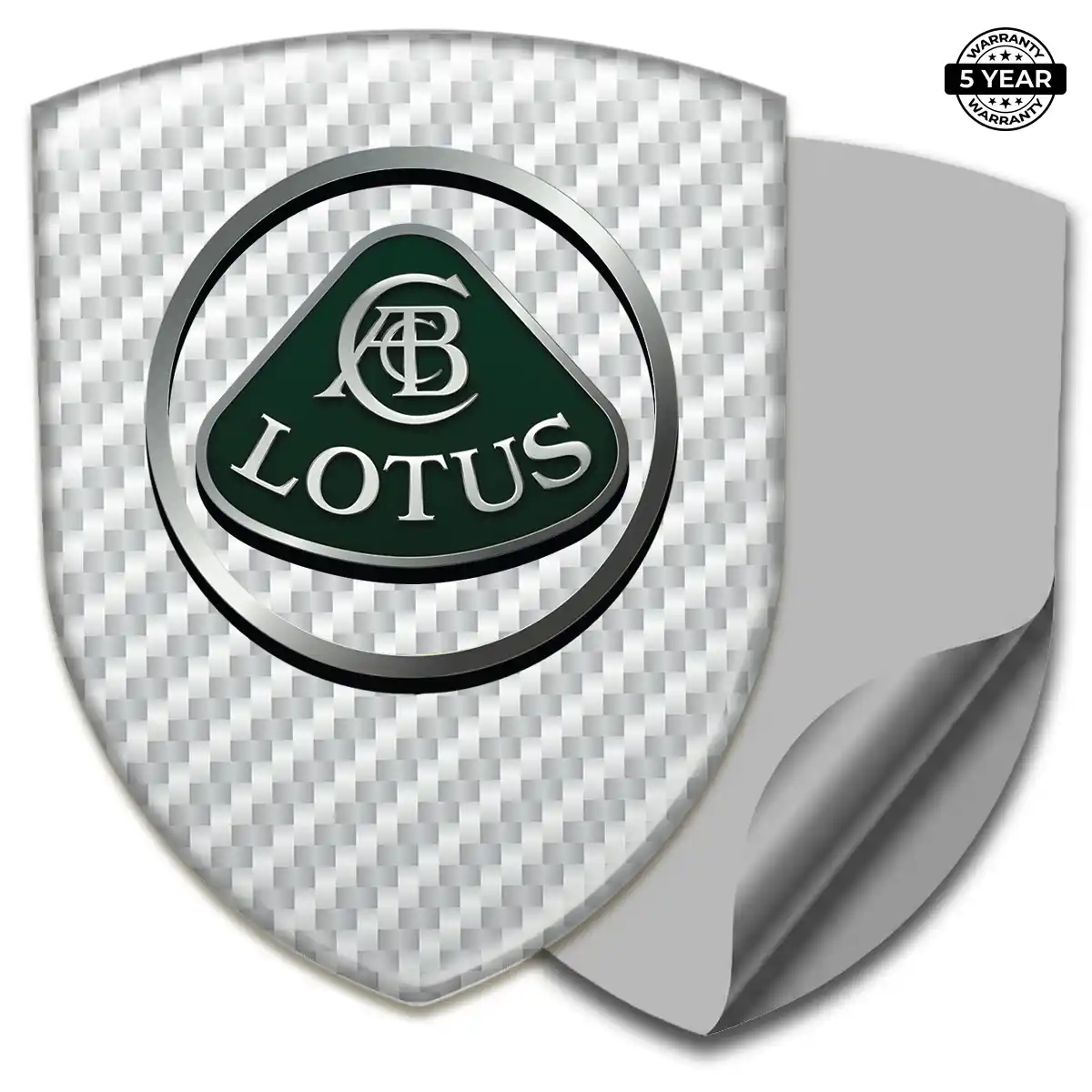 Lotus Domed Logo Sticker Cabin Style