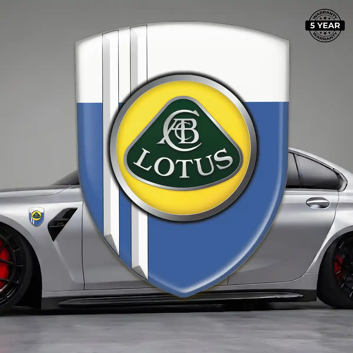 Lotus Domed Logo Sticker Elite Finish