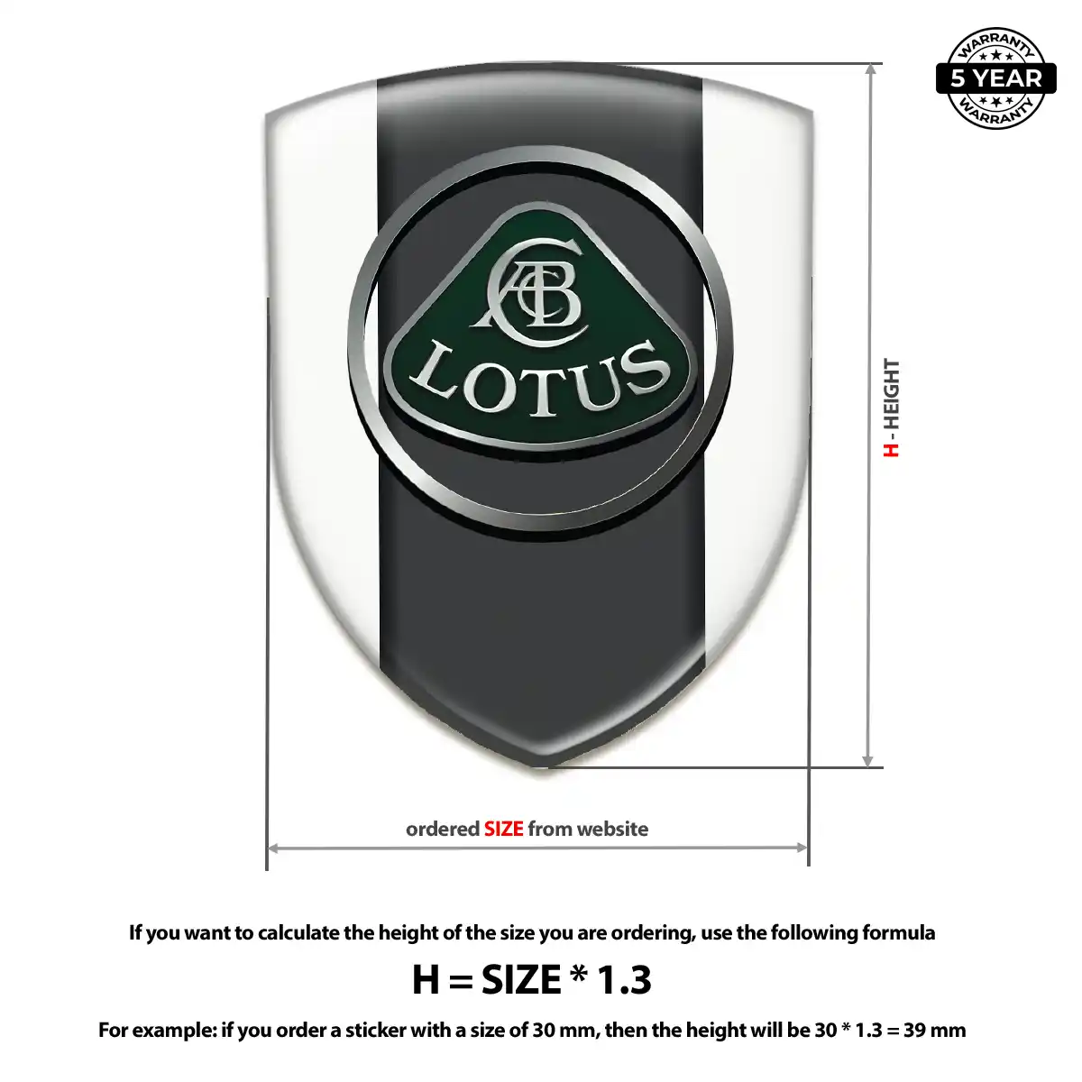 Lotus Domed Logo Sticker Exclusive Series