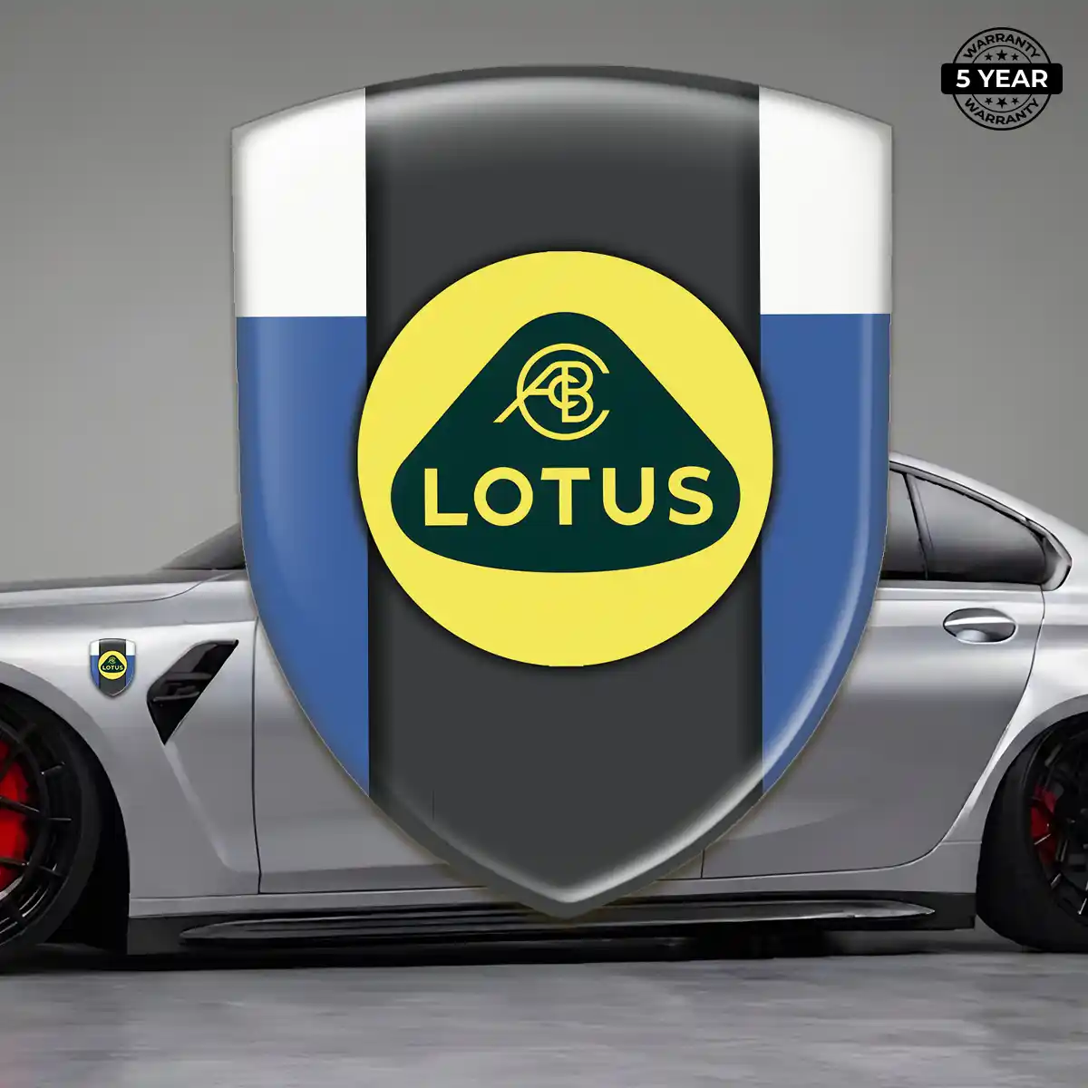 Lotus Domed Logo Sticker Exterior Luxe
