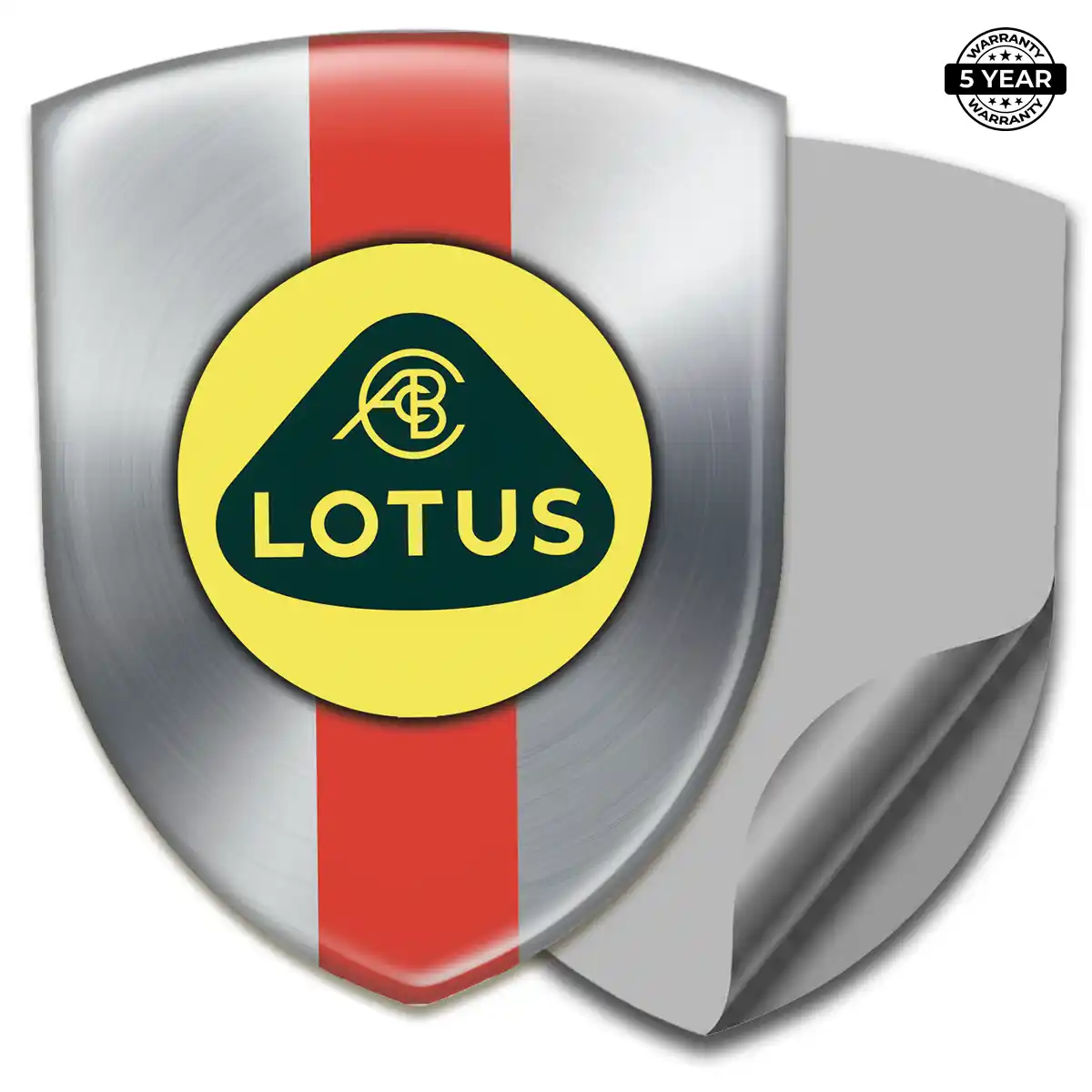 Lotus Domed Logo Sticker Interior Luxe