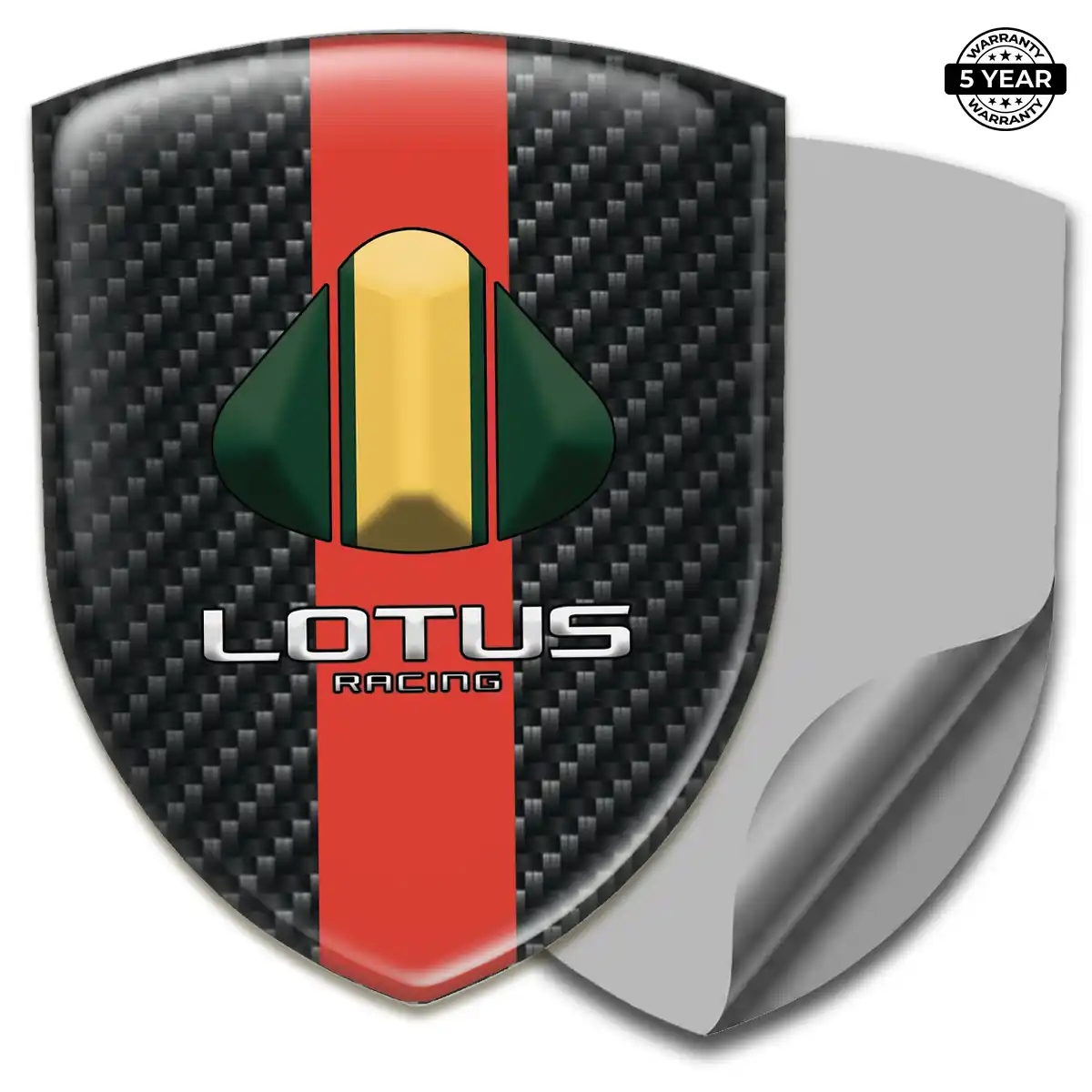 Lotus Domed Logo Sticker Opulent Line