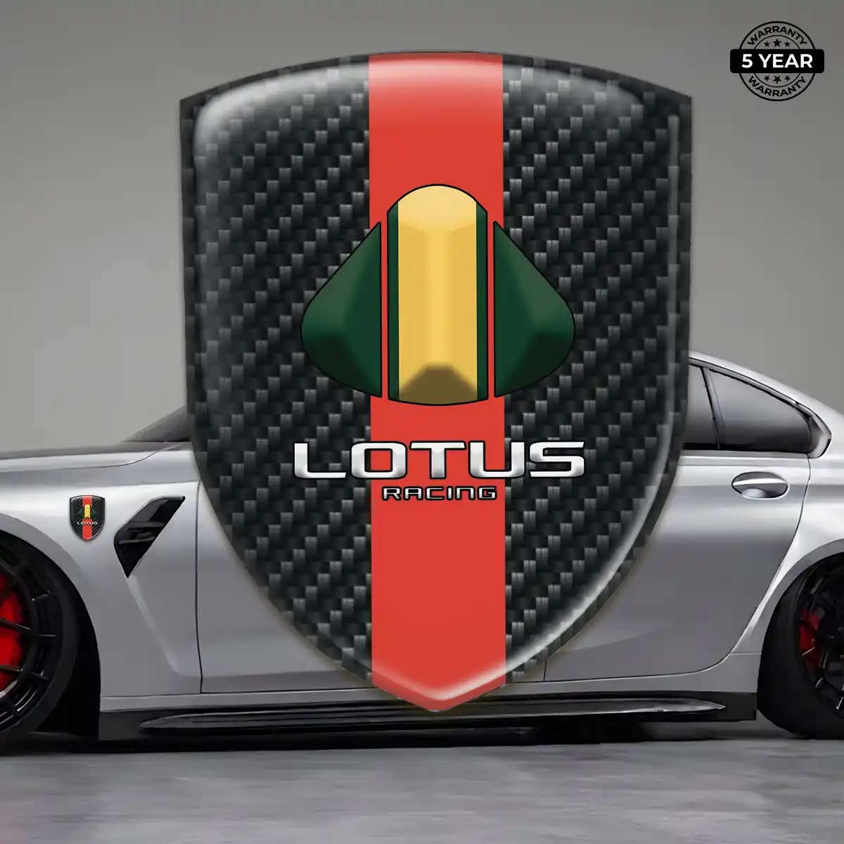 Lotus Domed Logo Sticker Opulent Line