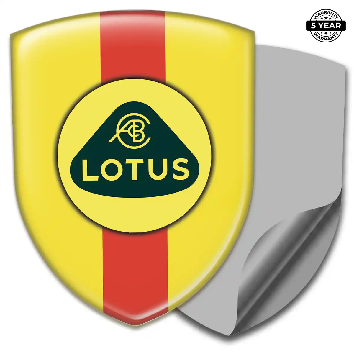 Lotus Domed Logo Sticker Prime Quality
