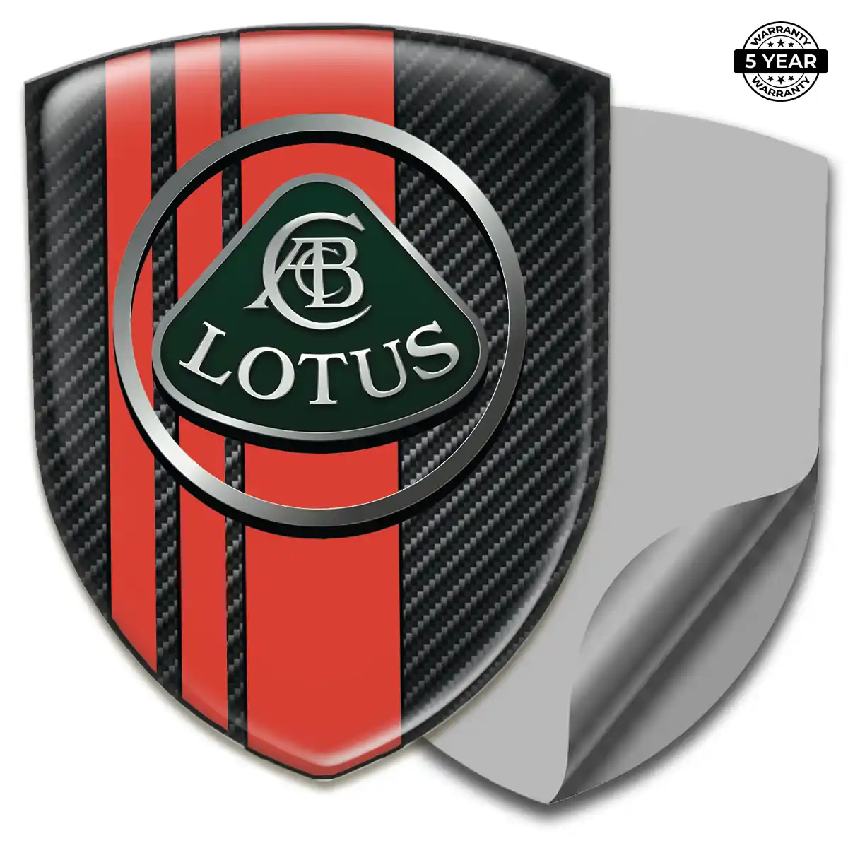 Lotus Domed Logo Sticker Signature Grade