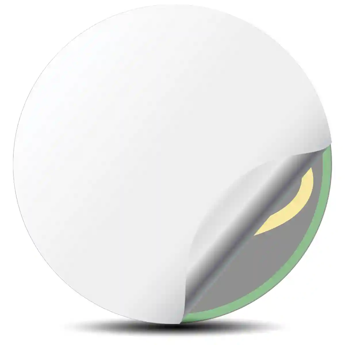 Lotus Domed Sticker Stylish Design