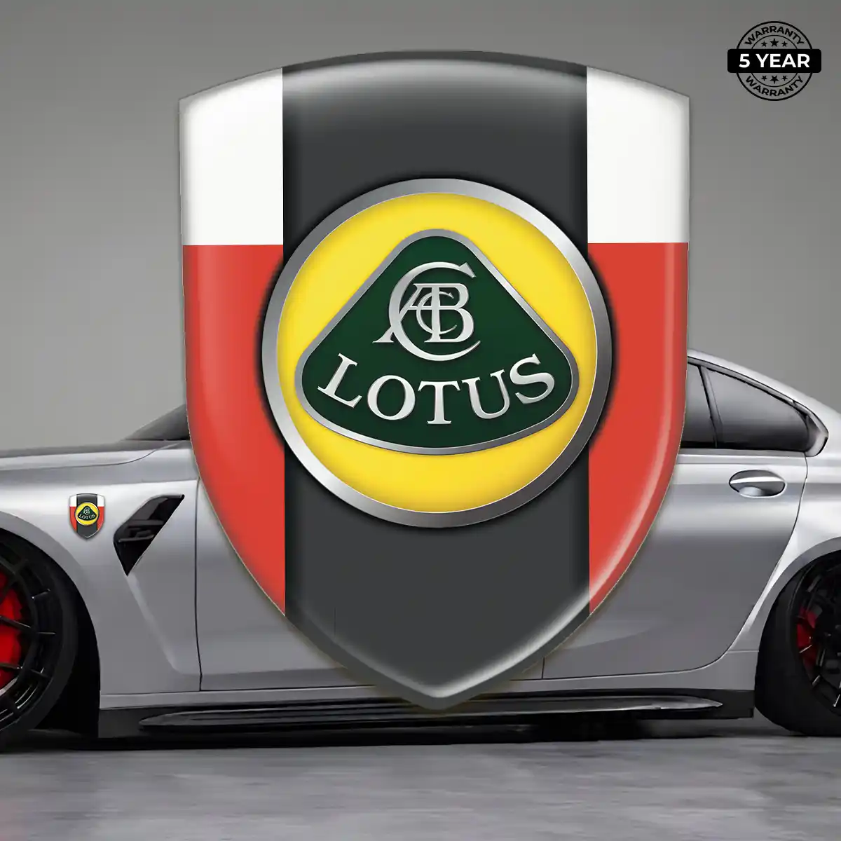 Lotus Emblem Badge Cabin Style