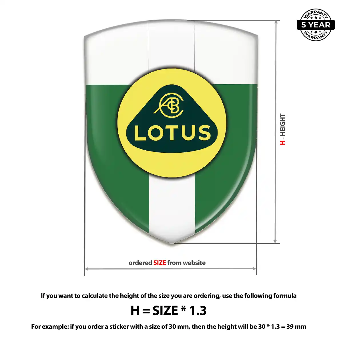 Lotus Emblem Badge Elite Edition
