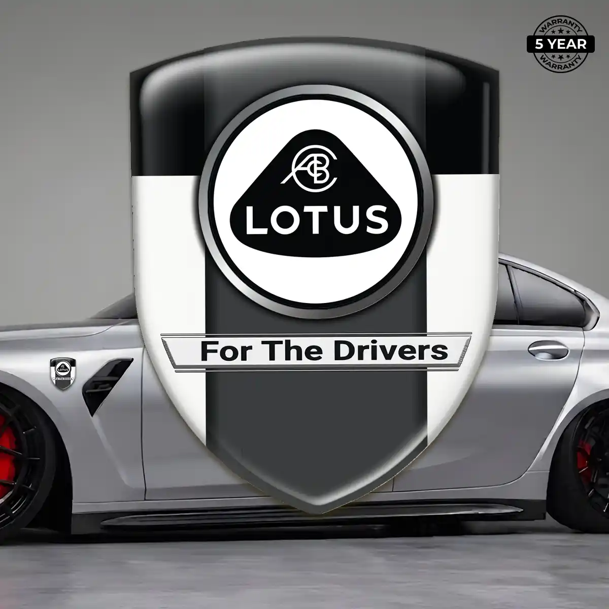 Lotus Emblem Badge Elite Finish