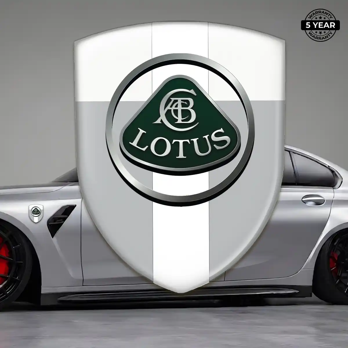 Lotus Emblem Badge Interior Elegance