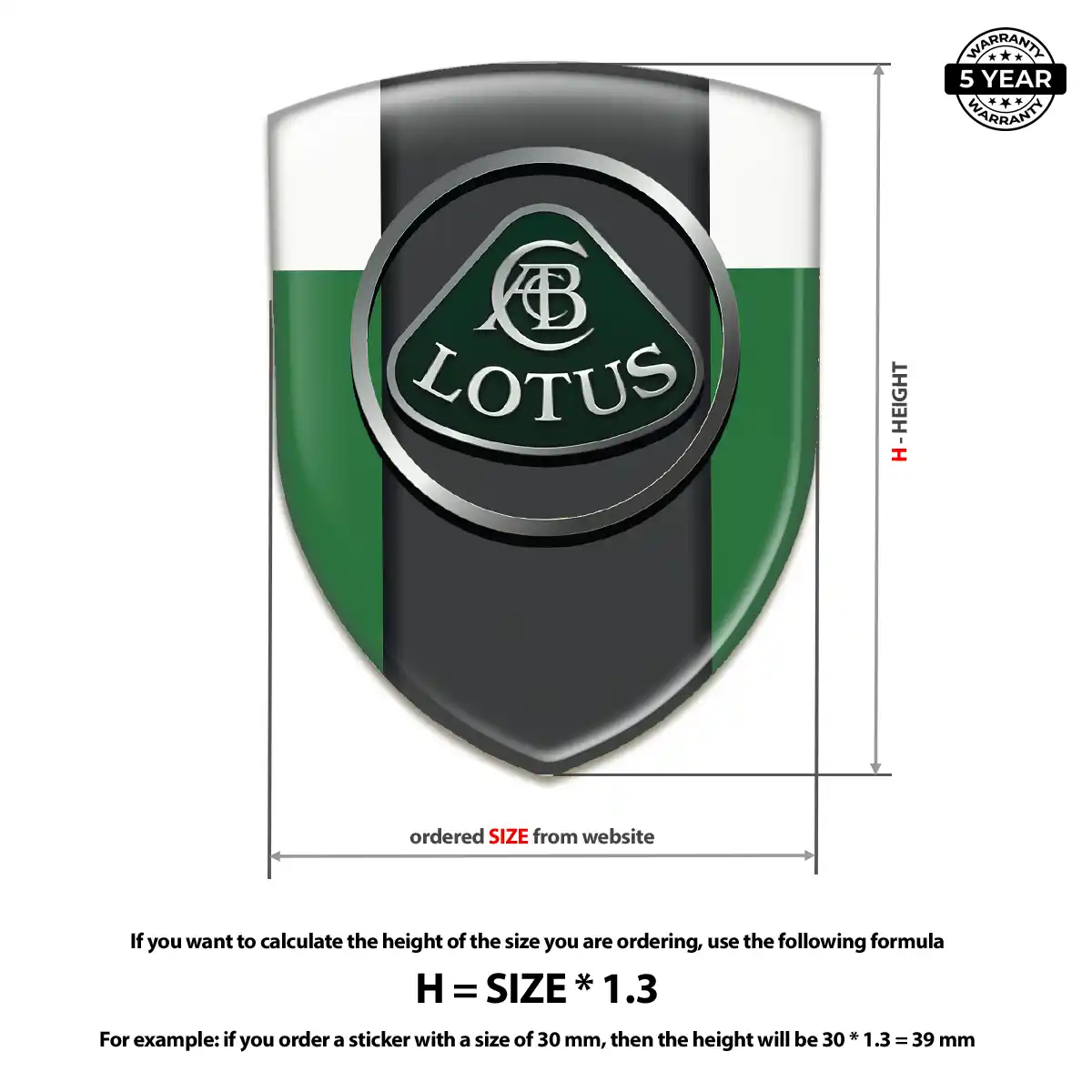 Lotus Emblem Badge Interior Luxe