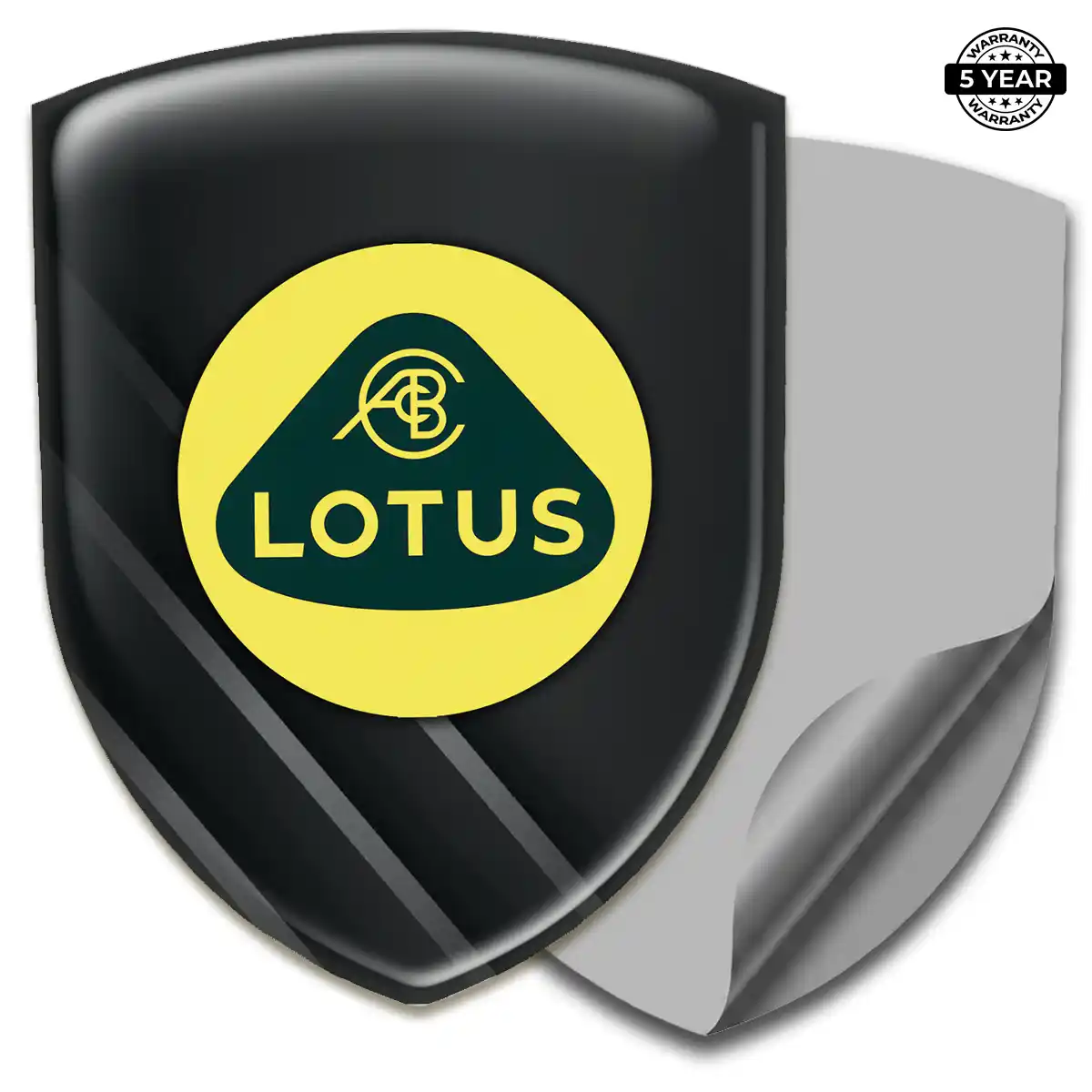 Lotus Emblem Badge Logo Cabin Style