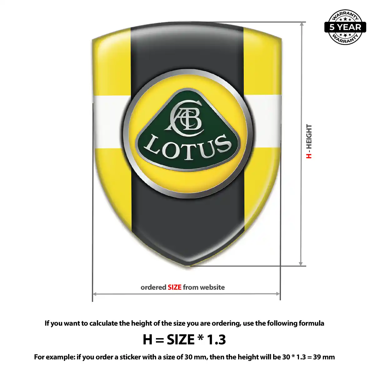 Lotus Emblem Badge Logo Elite Edition