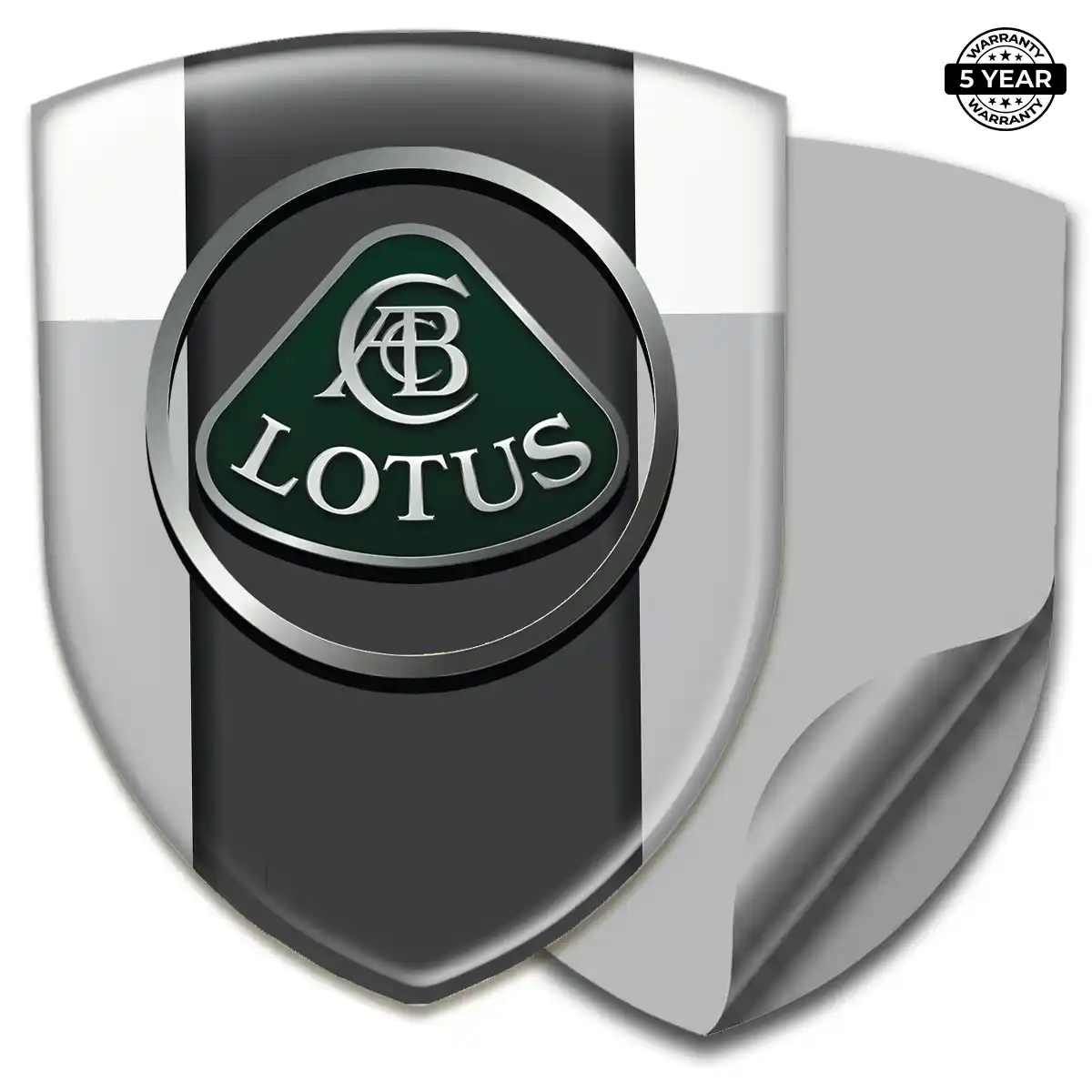 Lotus Emblem Badge Logo Elite Finish