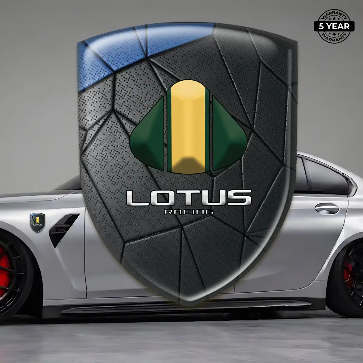 Lotus Emblem Badge Logo Interior Elegance