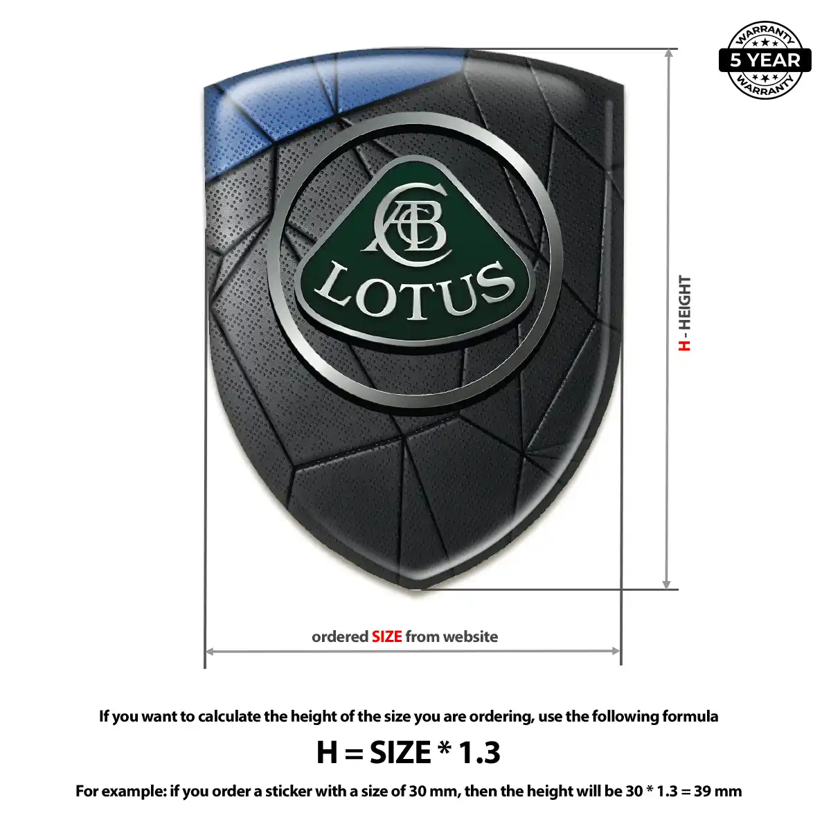 Lotus Emblem Badge Logo Noble Edition