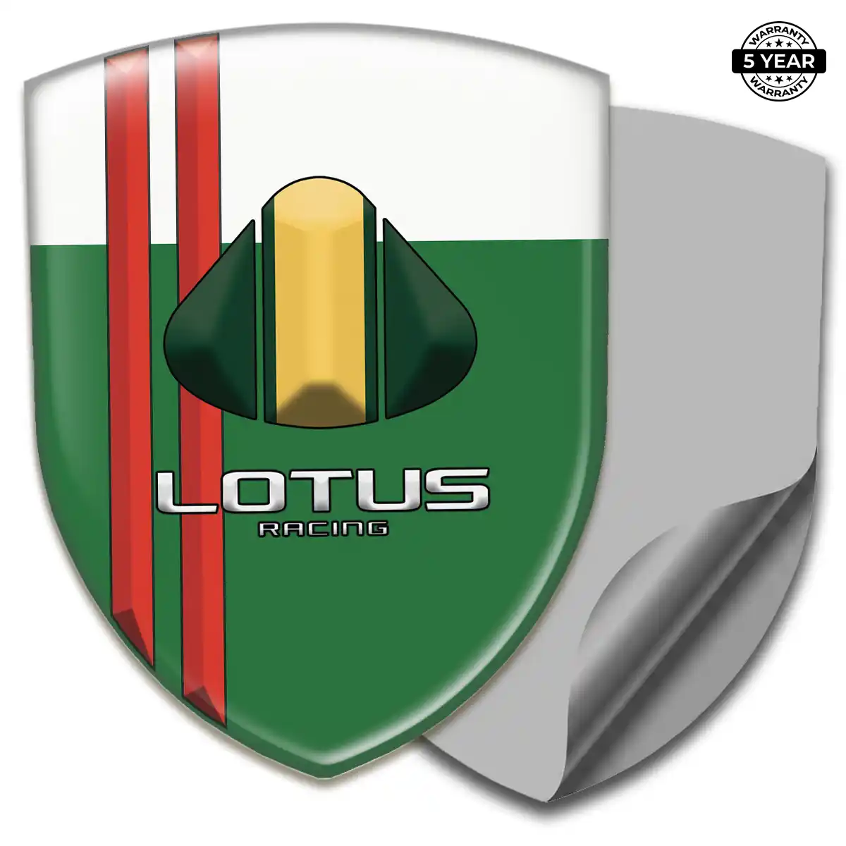 Lotus Emblem Badge Logo Opulent Line
