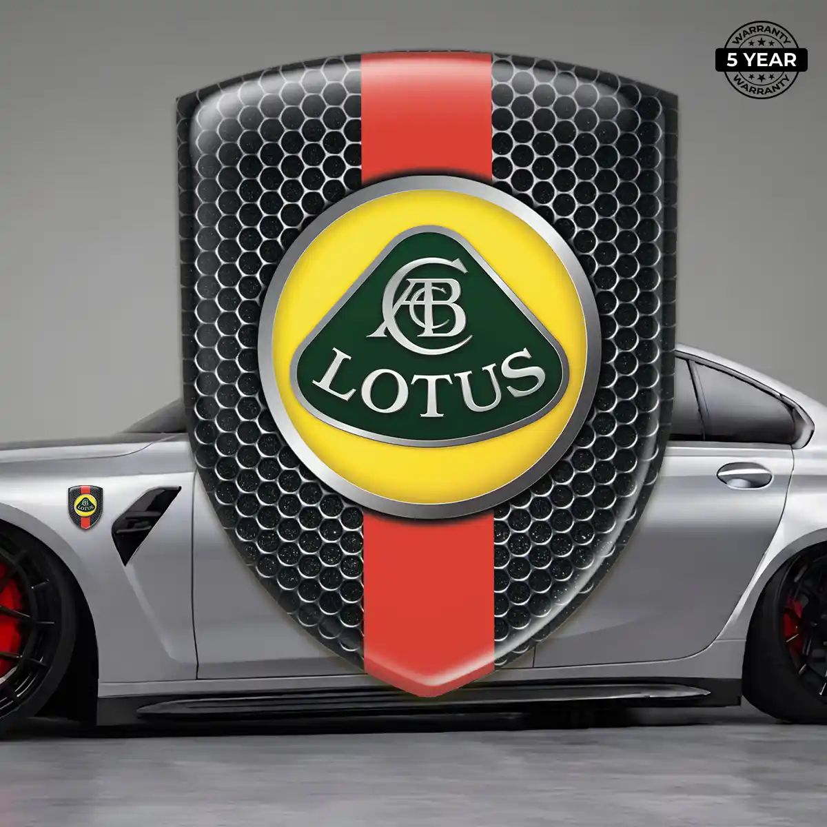 Lotus Emblem Badge Logo Outer Style