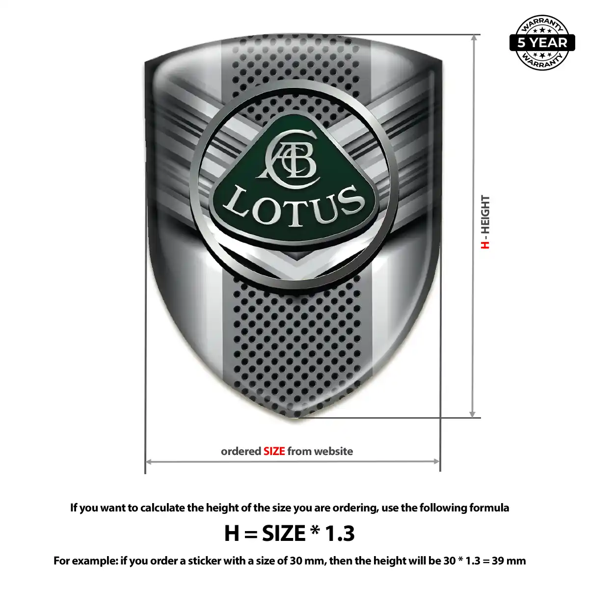Lotus Emblem Badge Logo Signature Grade