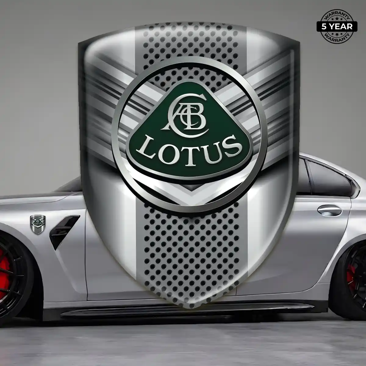 Lotus Emblem Badge Logo Signature Grade