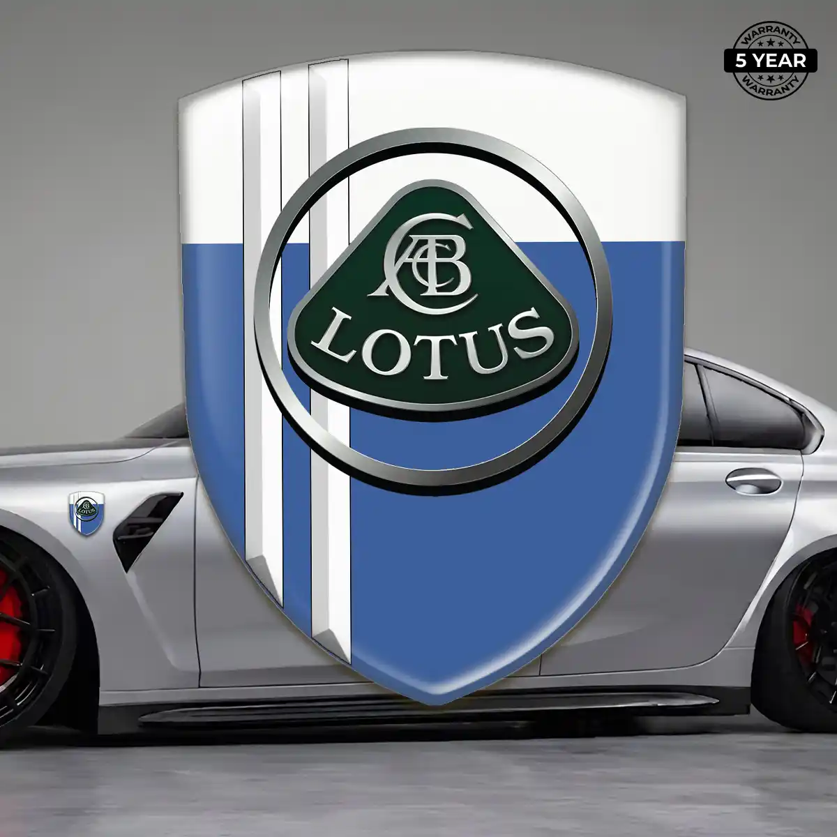 Lotus Emblem Badge Logo Sleek Style