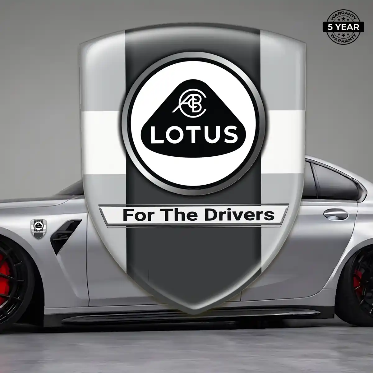 Lotus Emblem Badge Logo Superior Craft