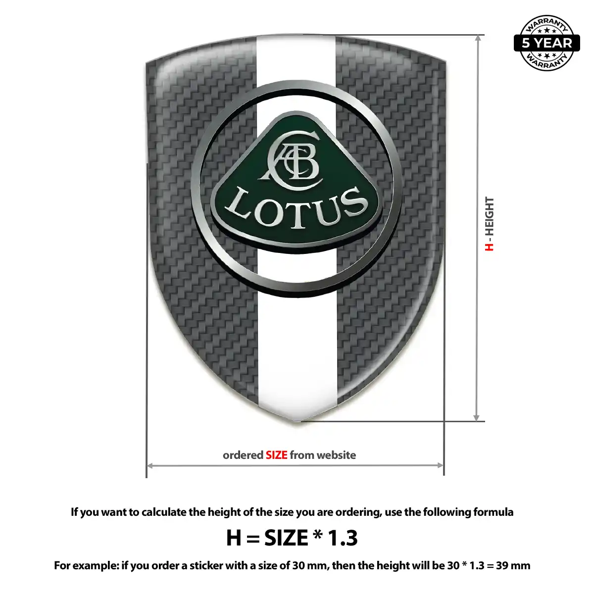 Lotus Emblem Badge Noble Edition