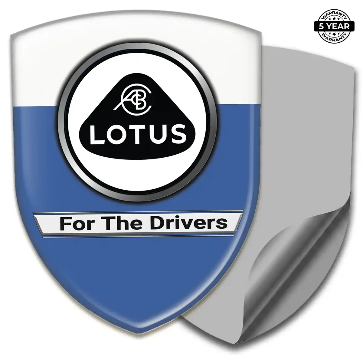 Lotus Emblem Badge Resin Luxe