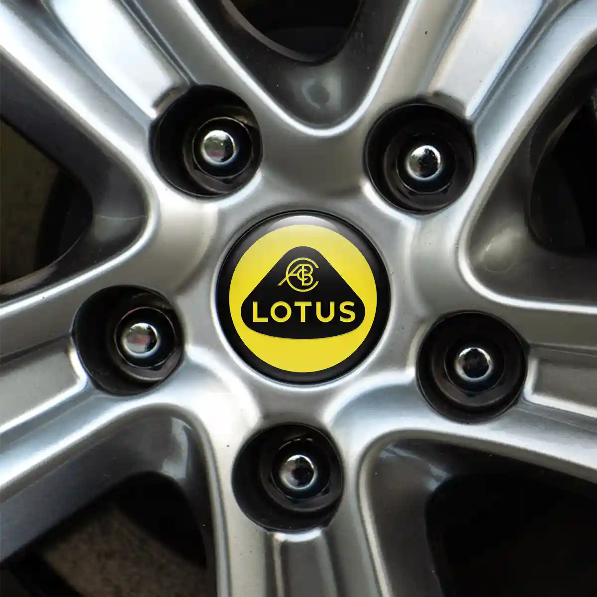Lotus Emblem Badge Self-Adhesive Stylish Design