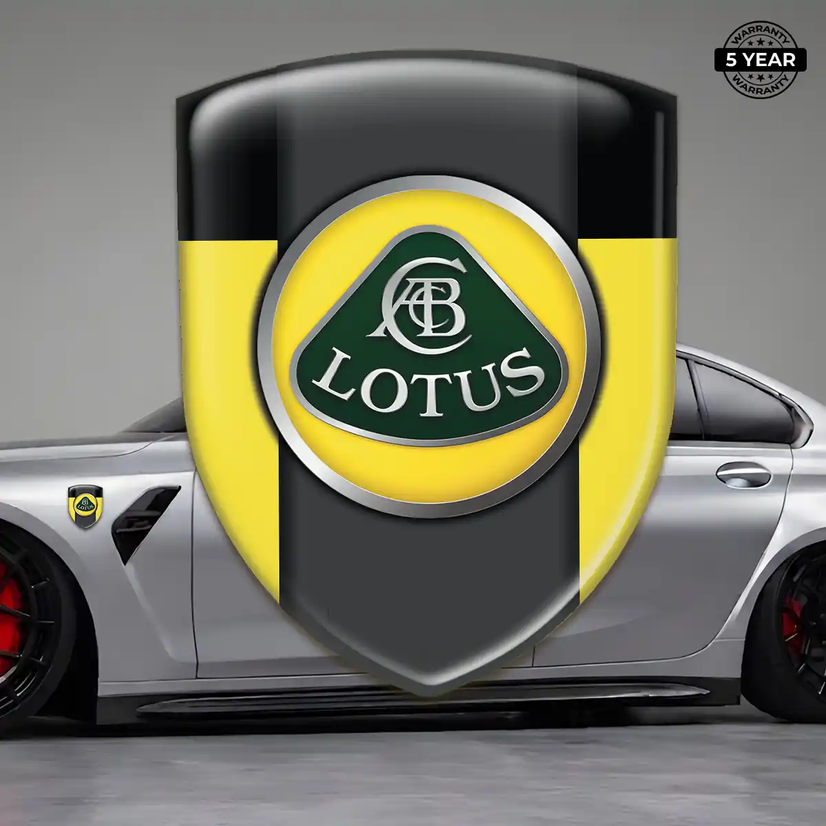 Lotus Emblem Badge Sleek Style