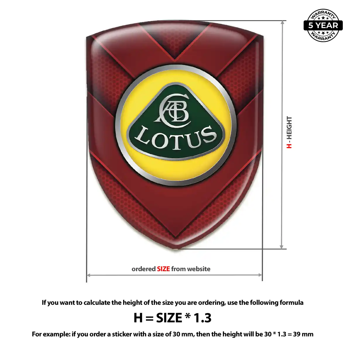 Lotus Emblem Cabin Style