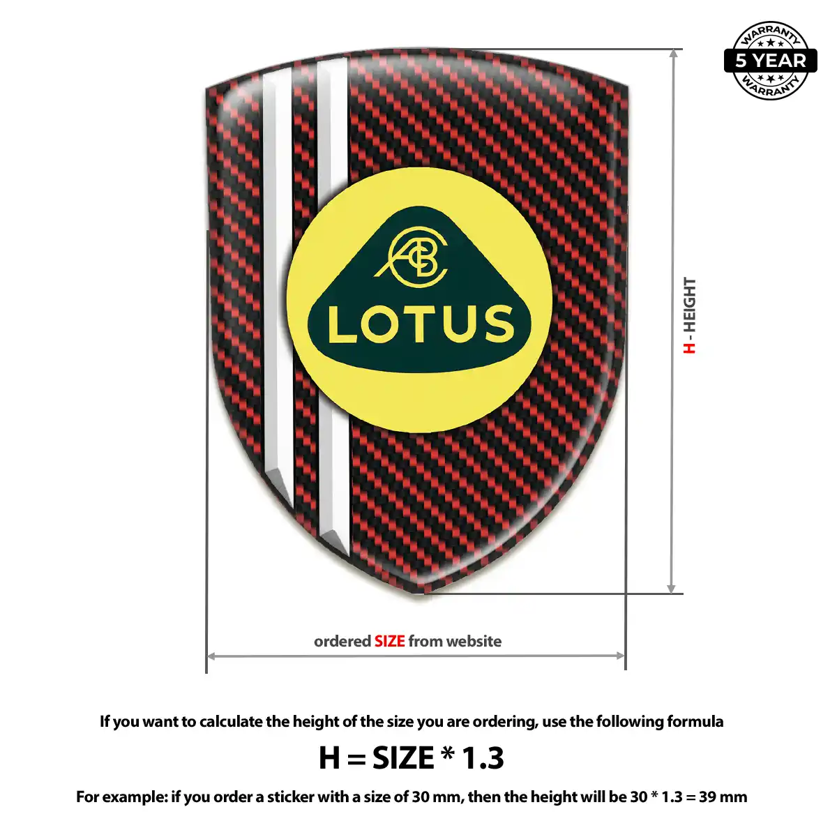 Lotus Emblem Crest Cabin Style