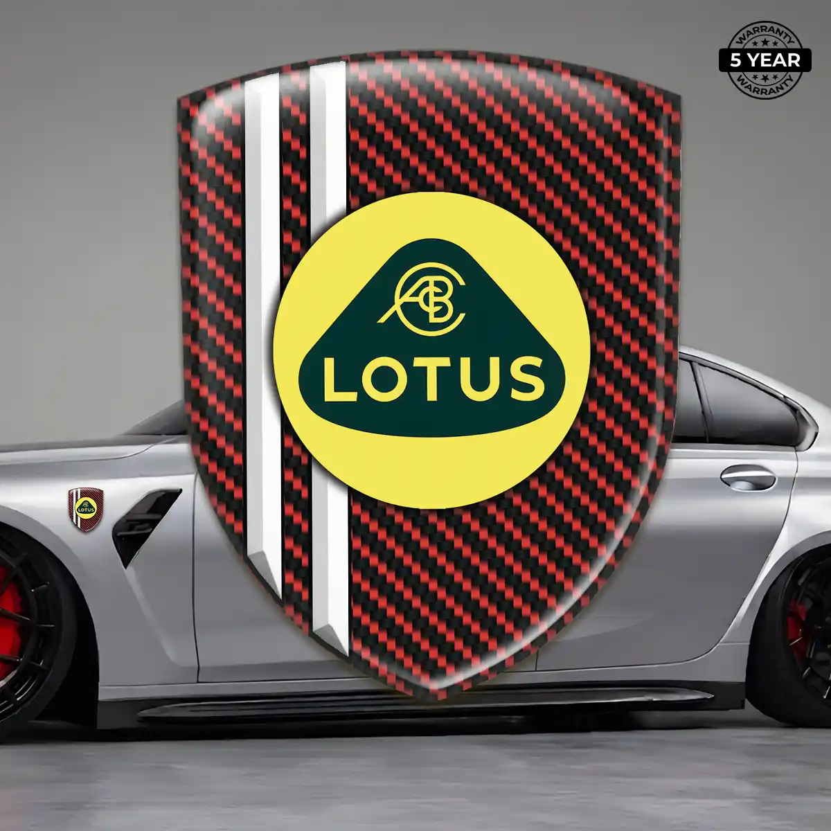 Lotus Emblem Crest Cabin Style