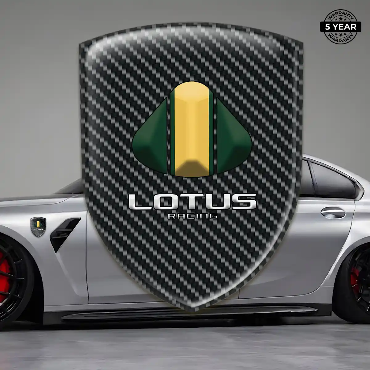 Lotus Emblem Crest Exterior Luxe