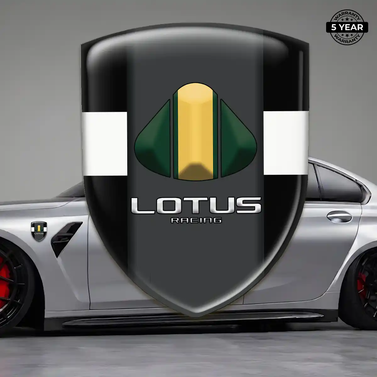 Lotus Emblem Crest Interior Elegance