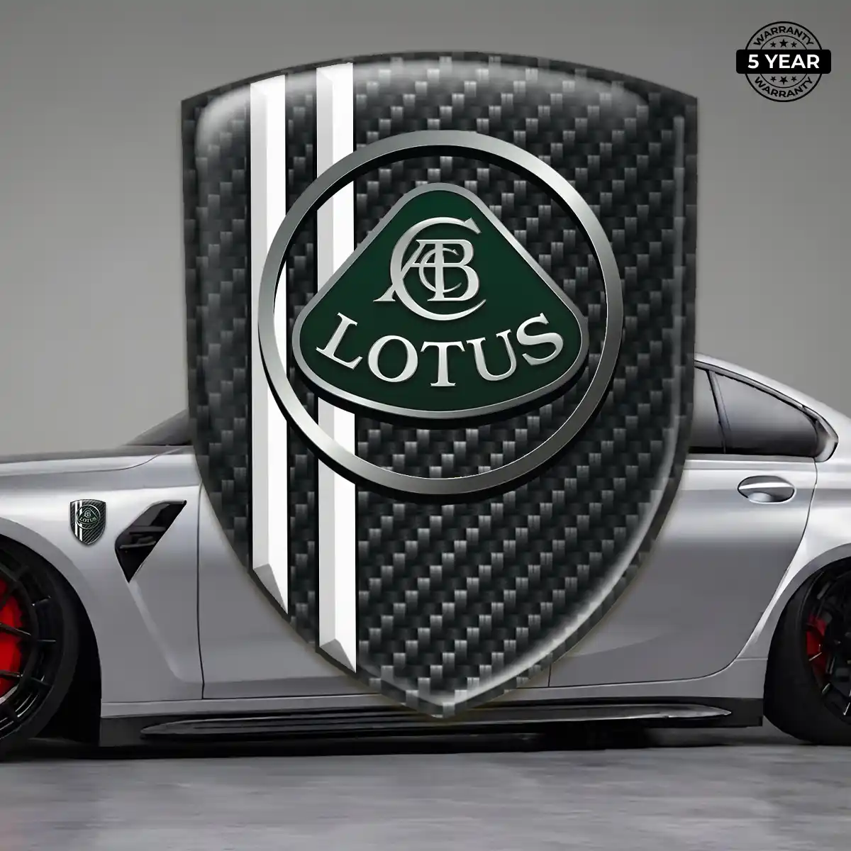 Lotus Emblem Crest Interior Luxe