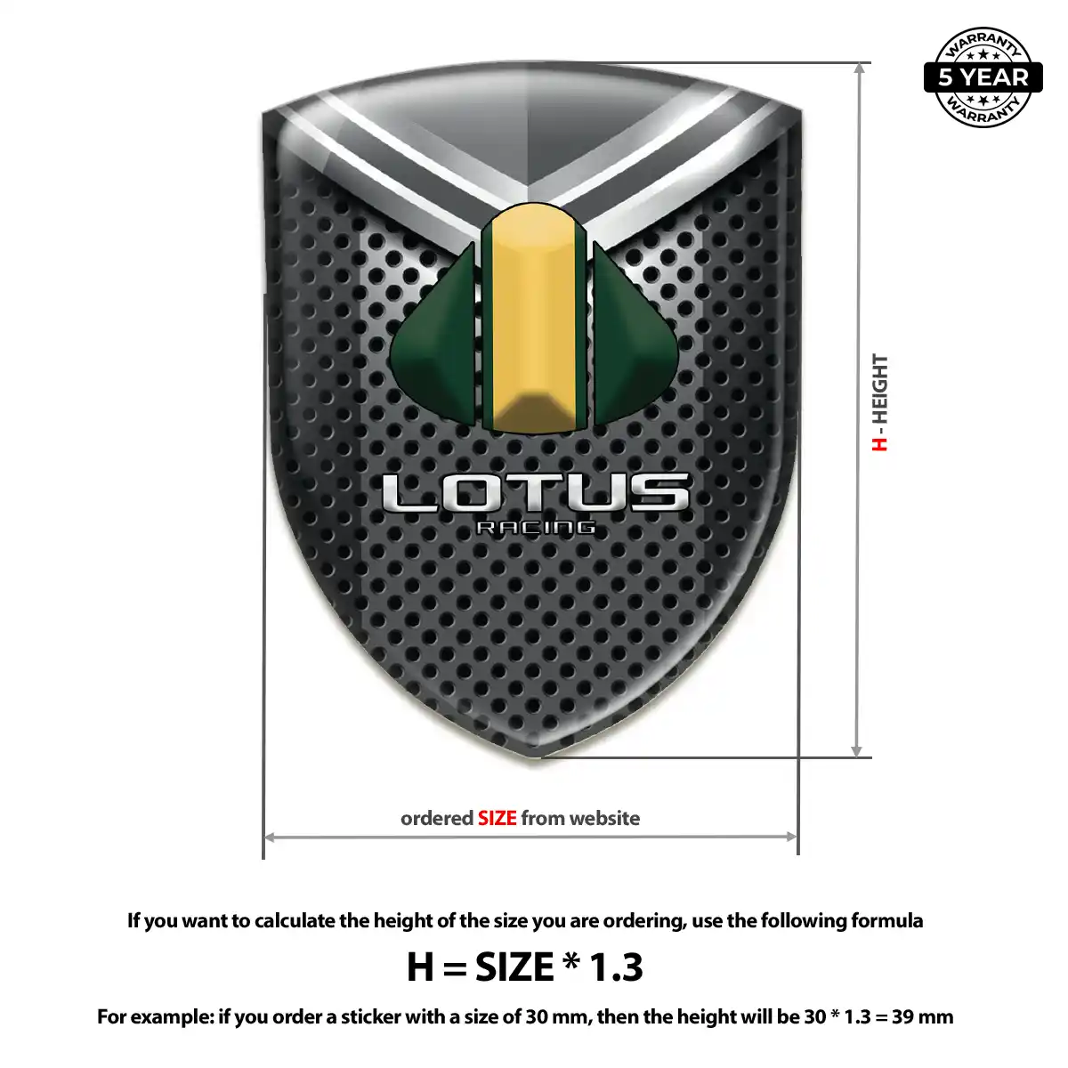 Lotus Emblem Crest Outer Style