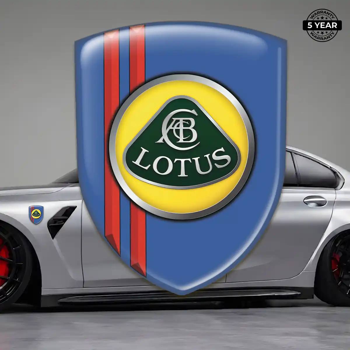 Lotus Emblem Crest Premium Dome