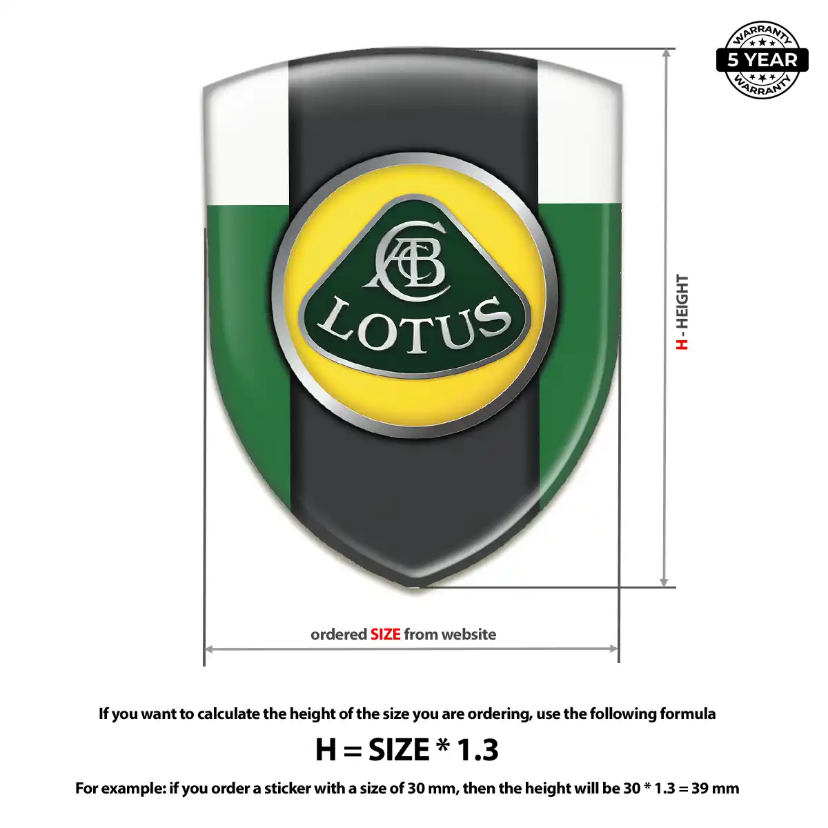 Lotus Emblem Crest Resin Elite