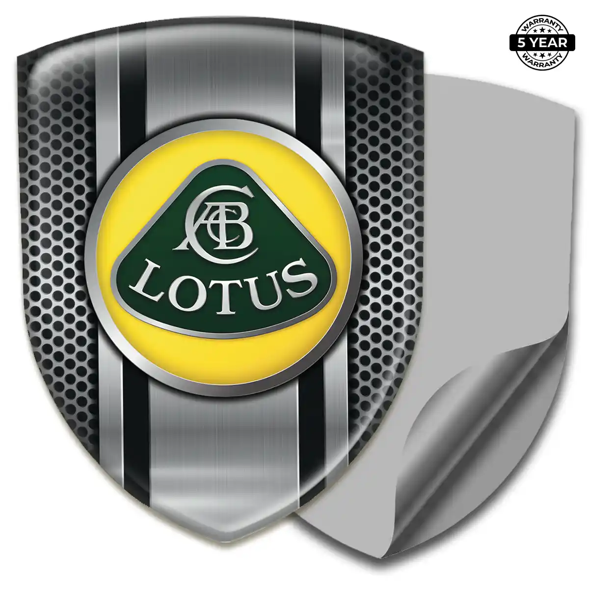 Lotus Emblem Domed Badge Elite Edition