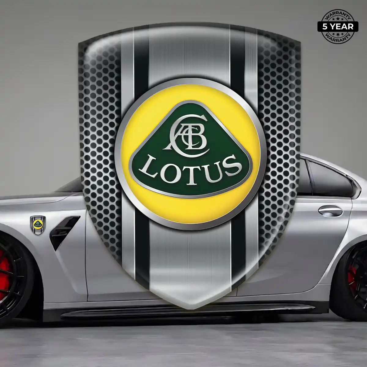 Lotus Emblem Domed Badge Elite Edition