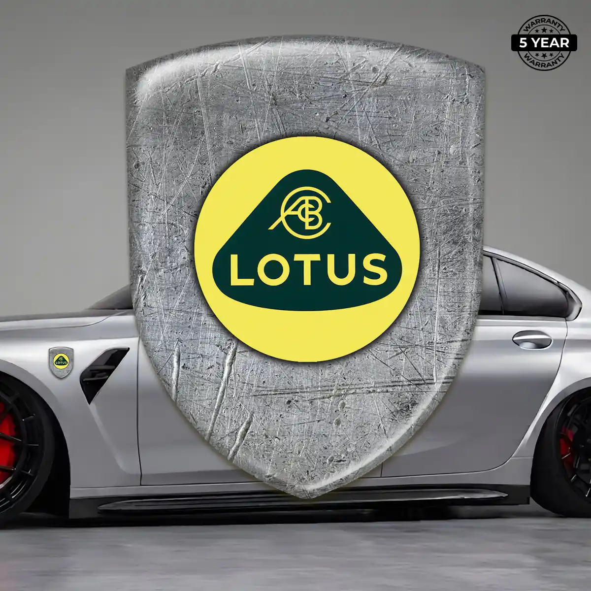 Lotus Emblem Domed Badge Interior Luxe