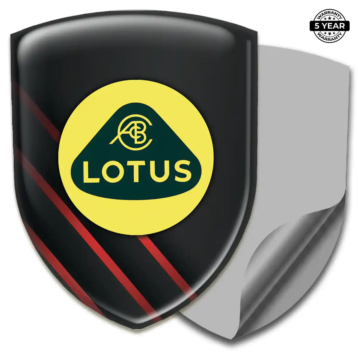 Lotus Emblem Domed Badge Noble Edition