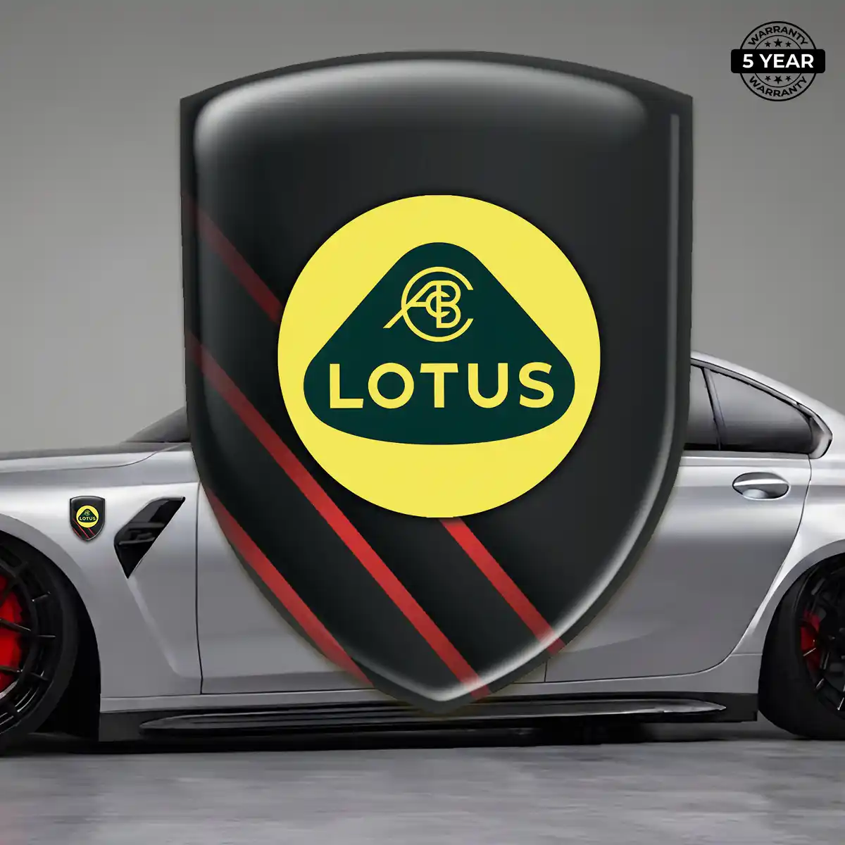 Lotus Emblem Domed Badge Noble Edition