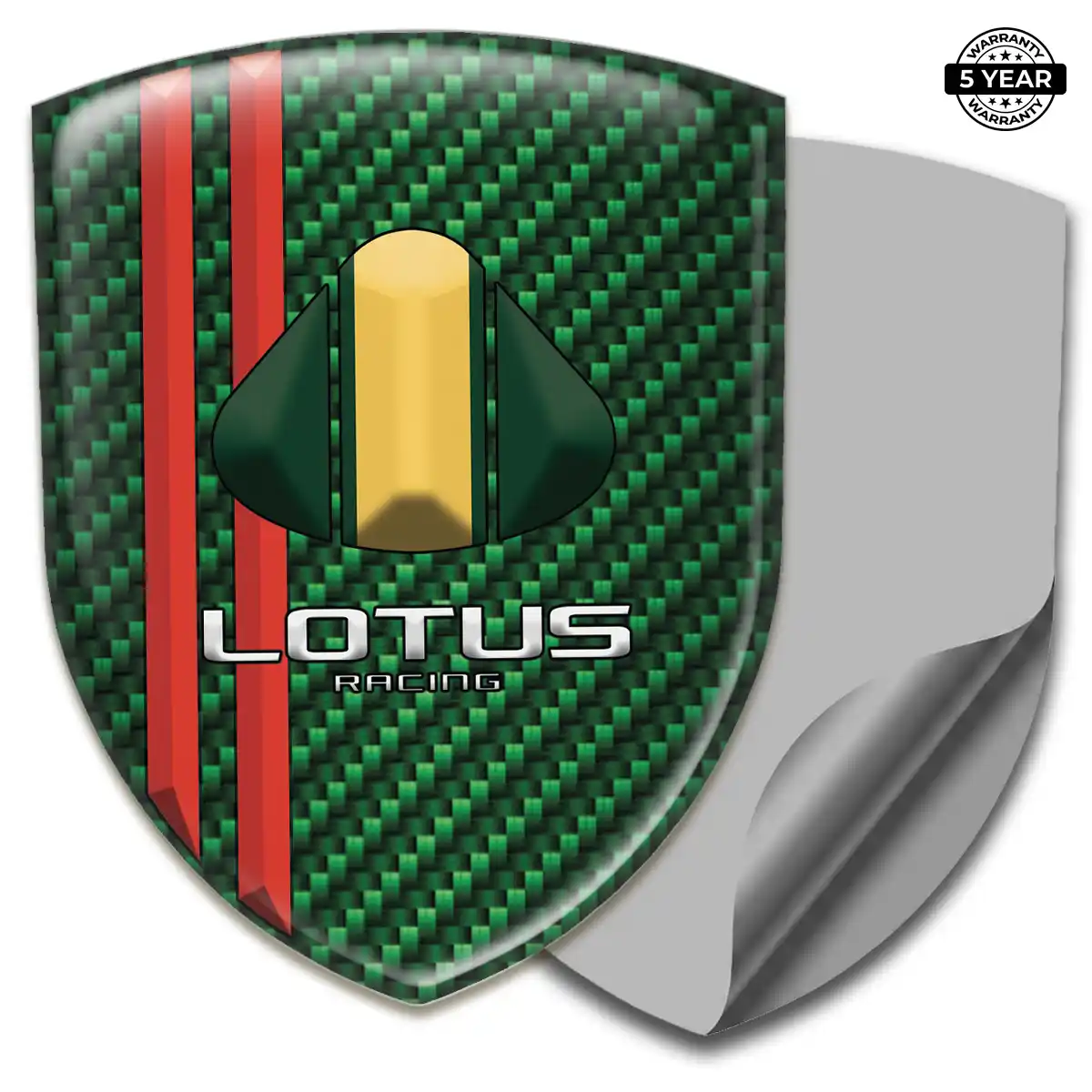 Lotus Emblem Domed Badge Signature Grade