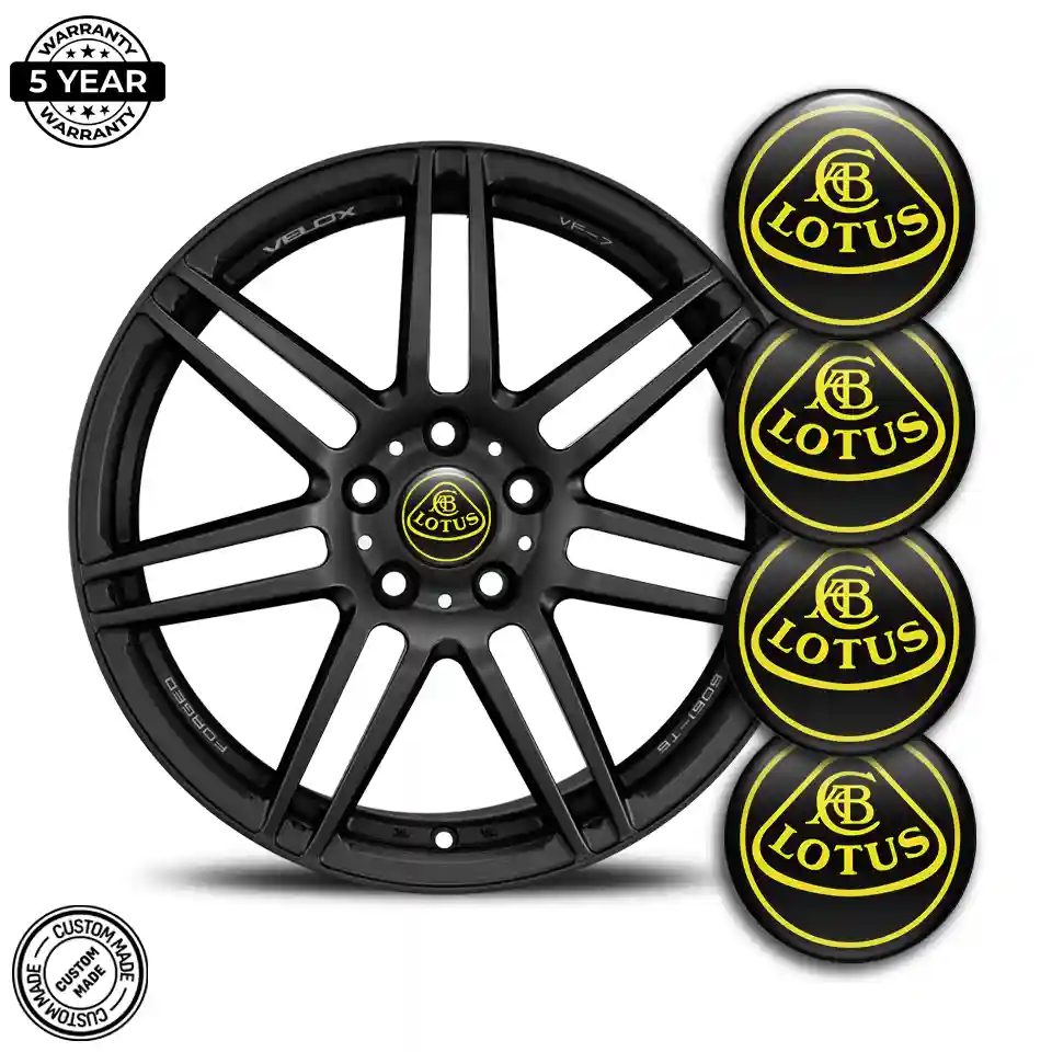 Lotus Emblem Epoxy Self-Adhesive Stylish Design
